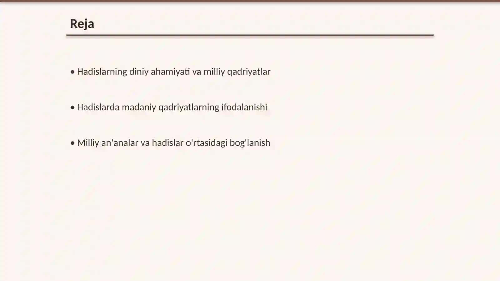 Hadislarda milliy va diniy qadriyatlarning aks etishi 2