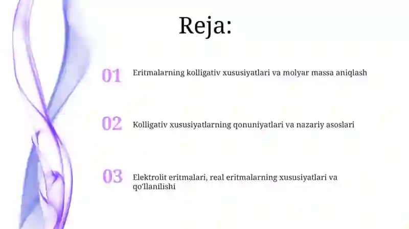 Eritmalarning kollegativ xossalari 2
