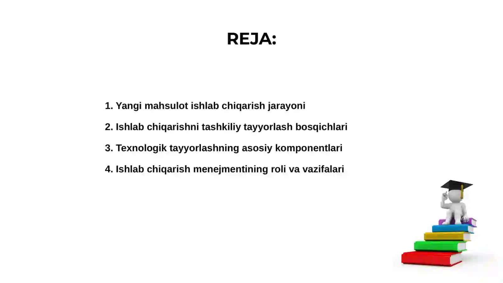 Yangi mahsulotni ishlab chiqarishda 2