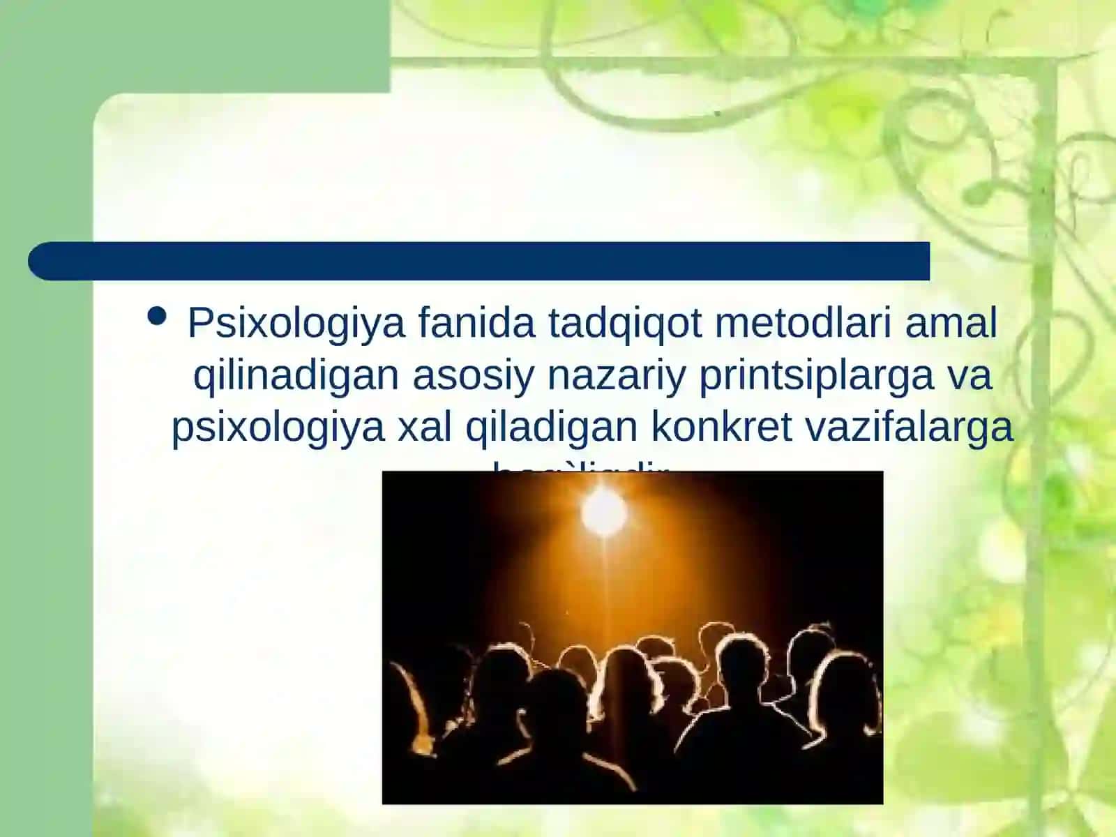 Hozirgi zamon psixologiyasi tadqiqot metodlari 2
