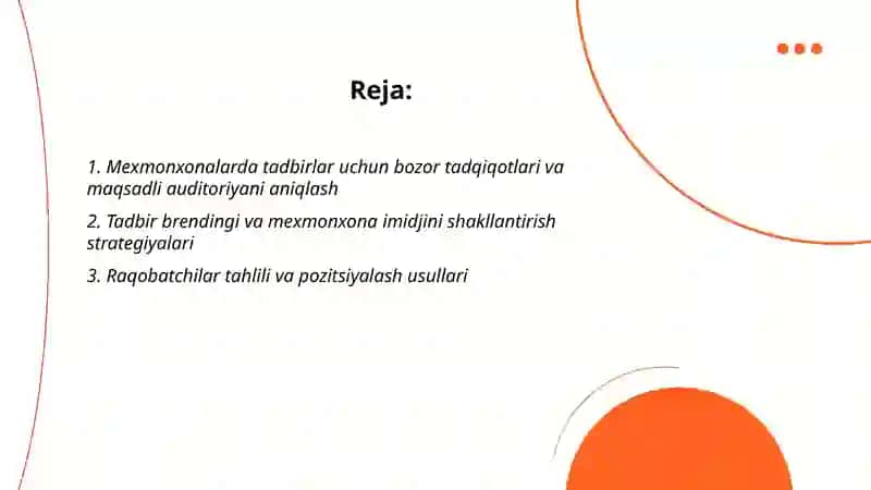 Mexmonxonalarda tadbirlarni tashkil etishda marketing strategiyalarini qo'llash 2