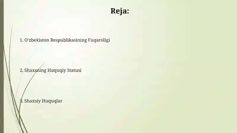 Oʻzbekiston Respublikasining Fuqaroligi 2