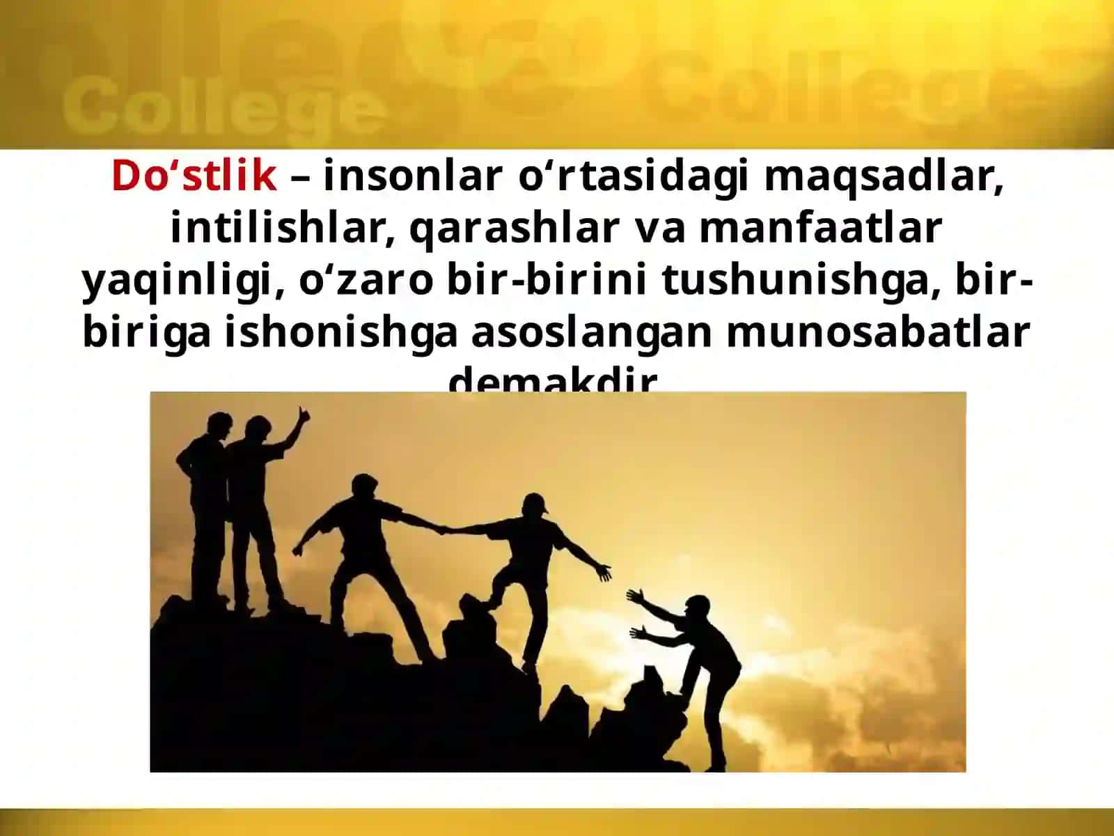 Do'stlik 2