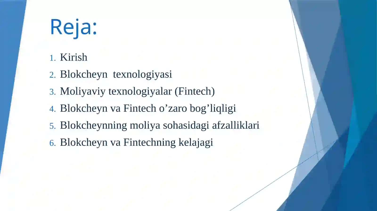 Raqamli iqtisodiyot: Blokcheyn va moliyaviy texnologiyalar 2