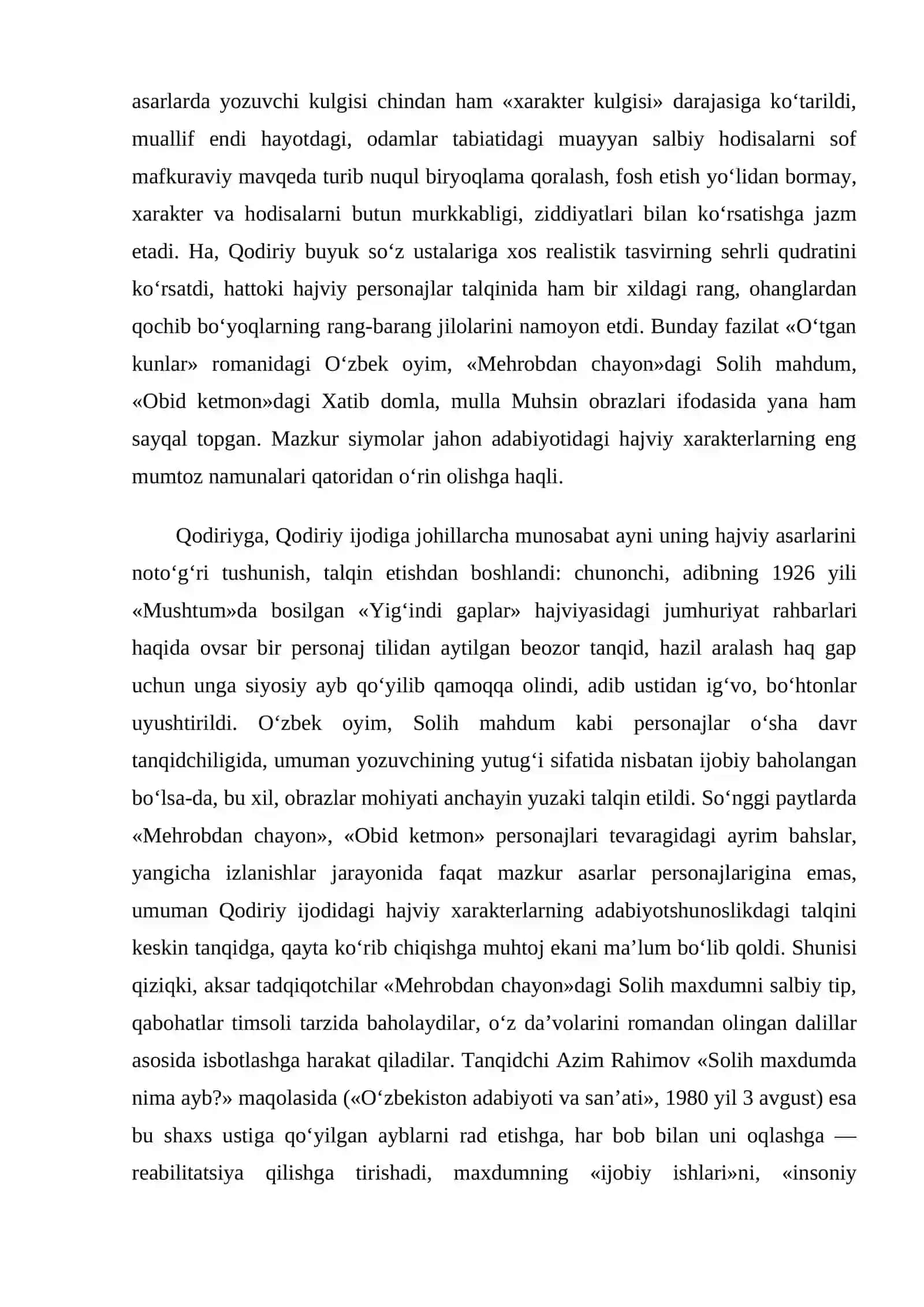ABDULLA QODIRIYNING HAJVIY MEROSI 2