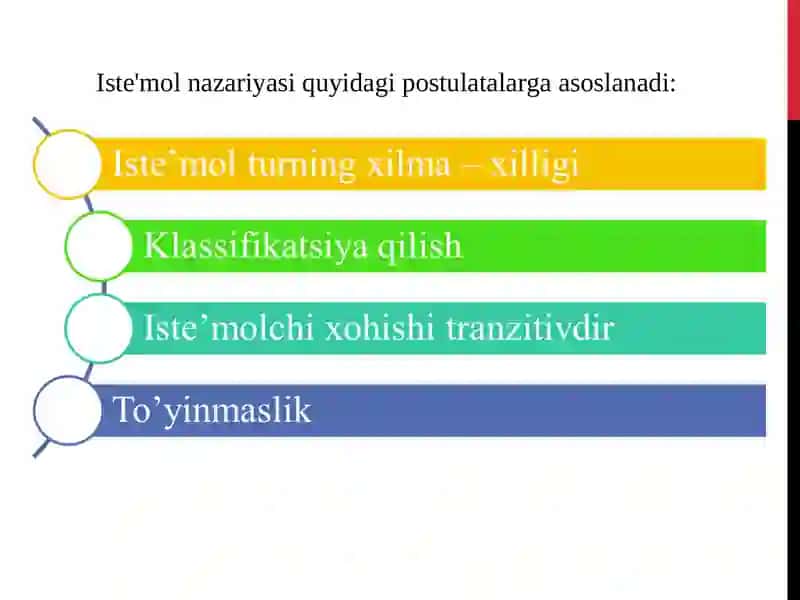 Iste'molchi tanlovi nazariyasi 2