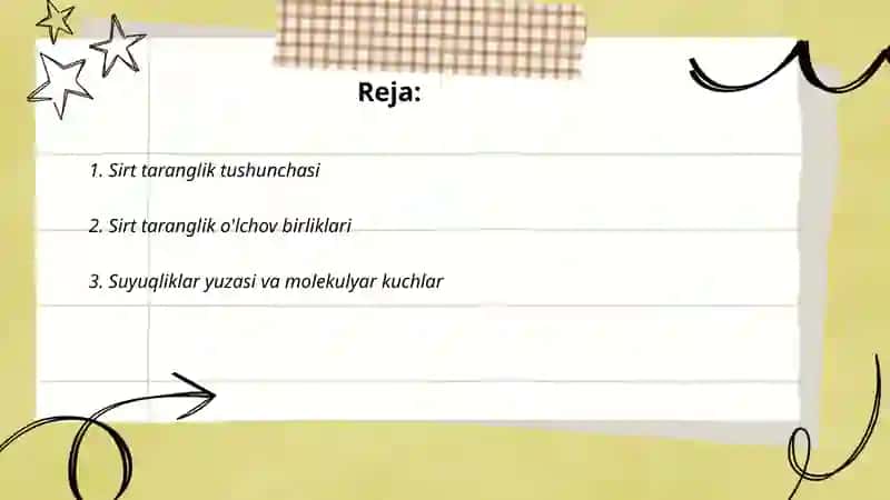 Sirt taranglik tushunchasi 2