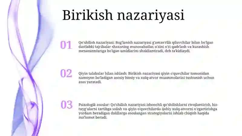 Tarbiyasi Qiyin O'Quvchilar Bilan Ishlashning Psixologik Asoslari 2