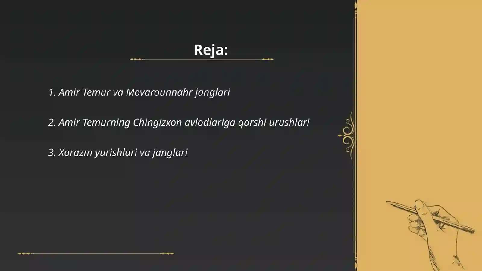 Amir Temurning urushlari 2