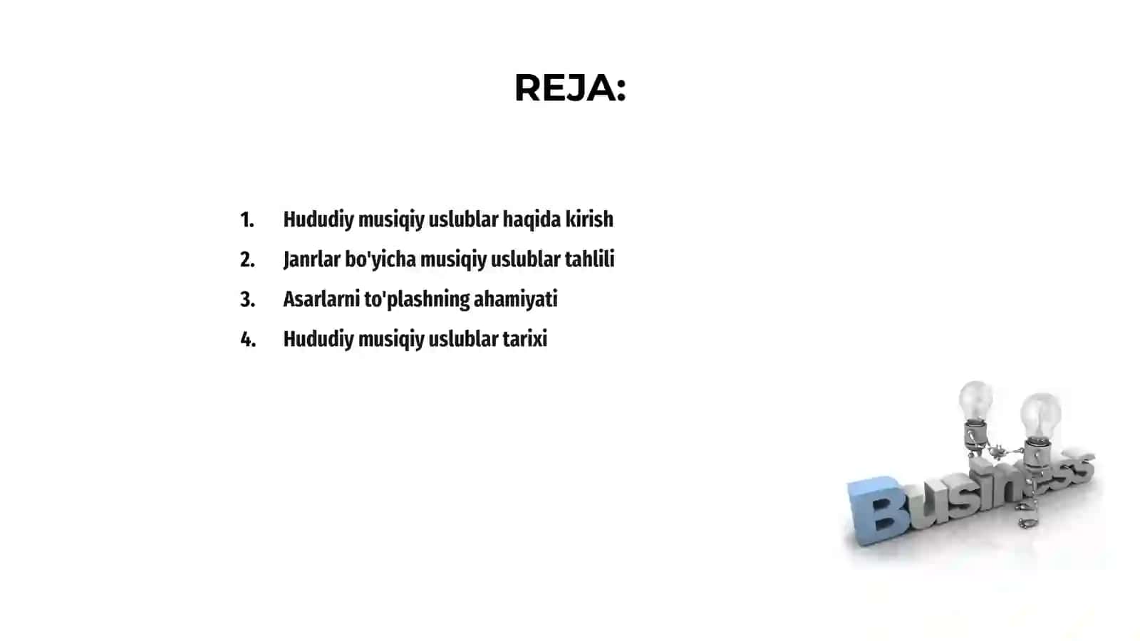 Hududiy musiqiy uslublar bo'yicha asarlarni janrlar asosida to'plash 2