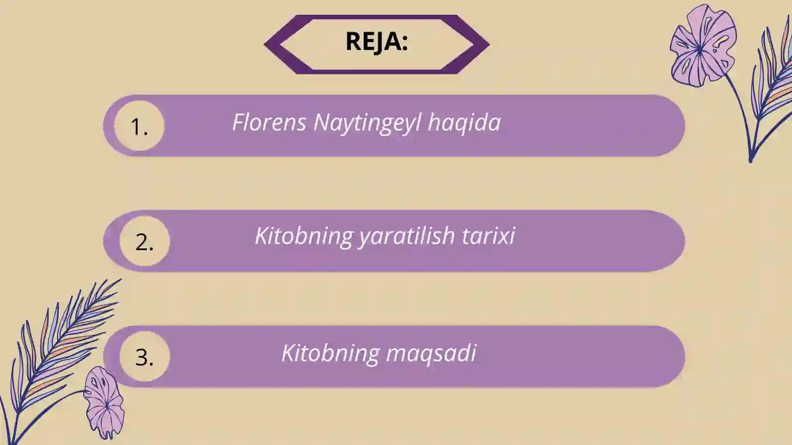 F.Naytingeylning ,, Bemorlarni parvarishlash haqida qaydlarim" kitobi haqida 2