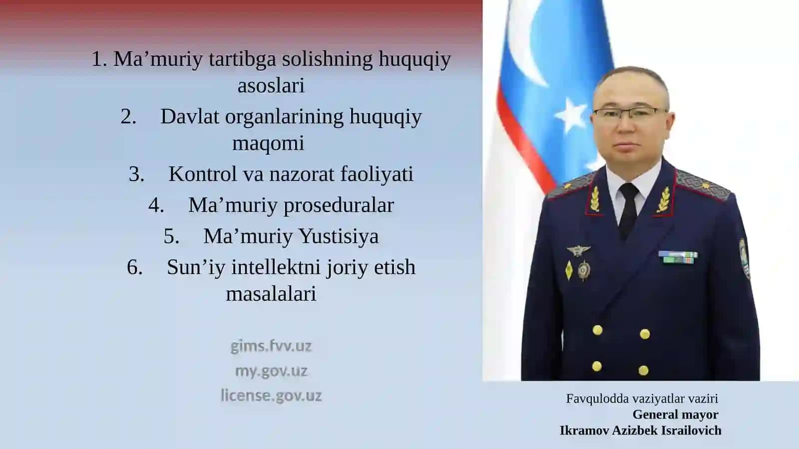 Favquloddavaziyatlarsohasinima’muriy-huquqiytartibgasolish 2