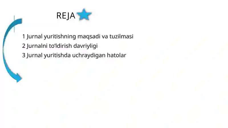 Logopedik mashg’ulotlarda qatnashuv jurnalini yuritish 2