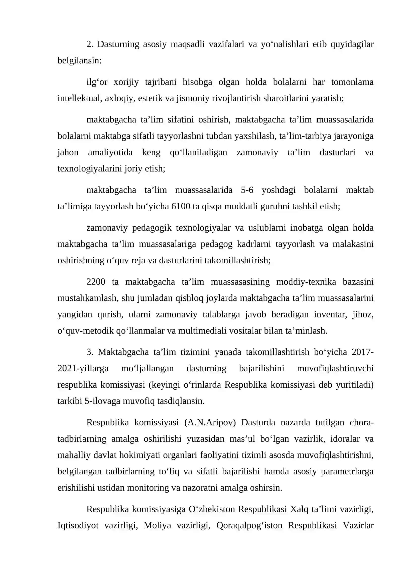 Maktabgacha ta’lim tizimi 2