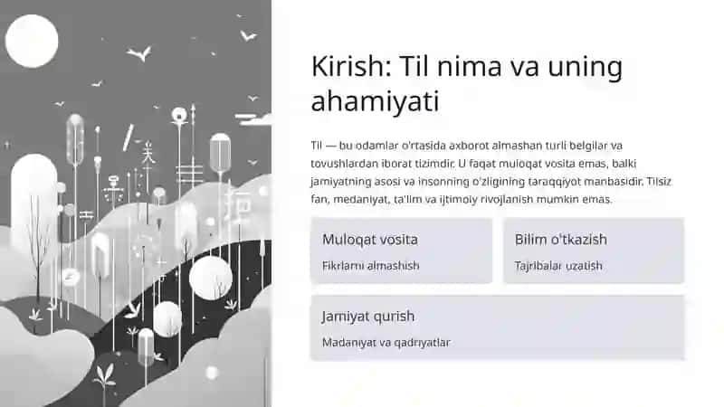 Tilning axborot to’plash va uzatish funksiyasi 2