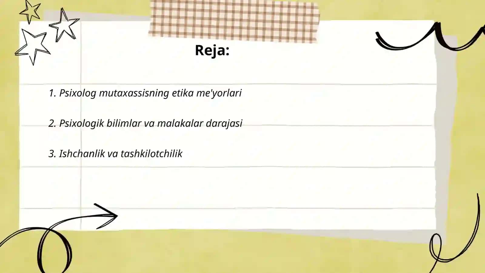 Psixolog mutaxasisning kasbiy xususiyatlari 2