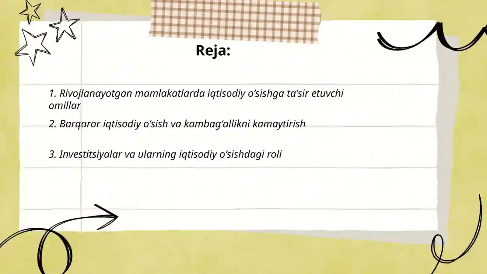 Rivojlangan mamlakatlarda iqtisodiy oʻsish muomalari va istiqbollari 2