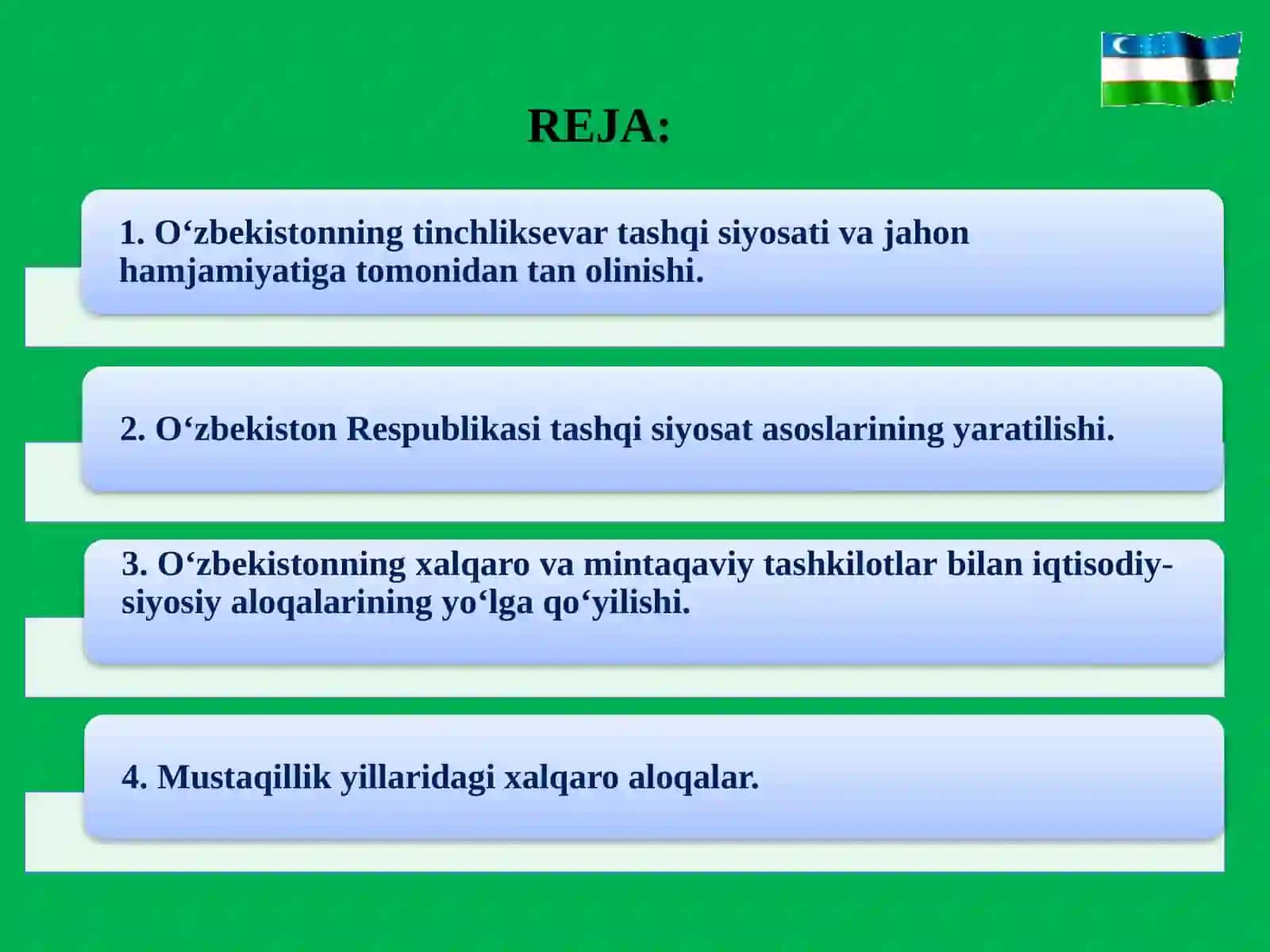 O‘ZBEKISTONNING ENG YANGI TARIXI 2