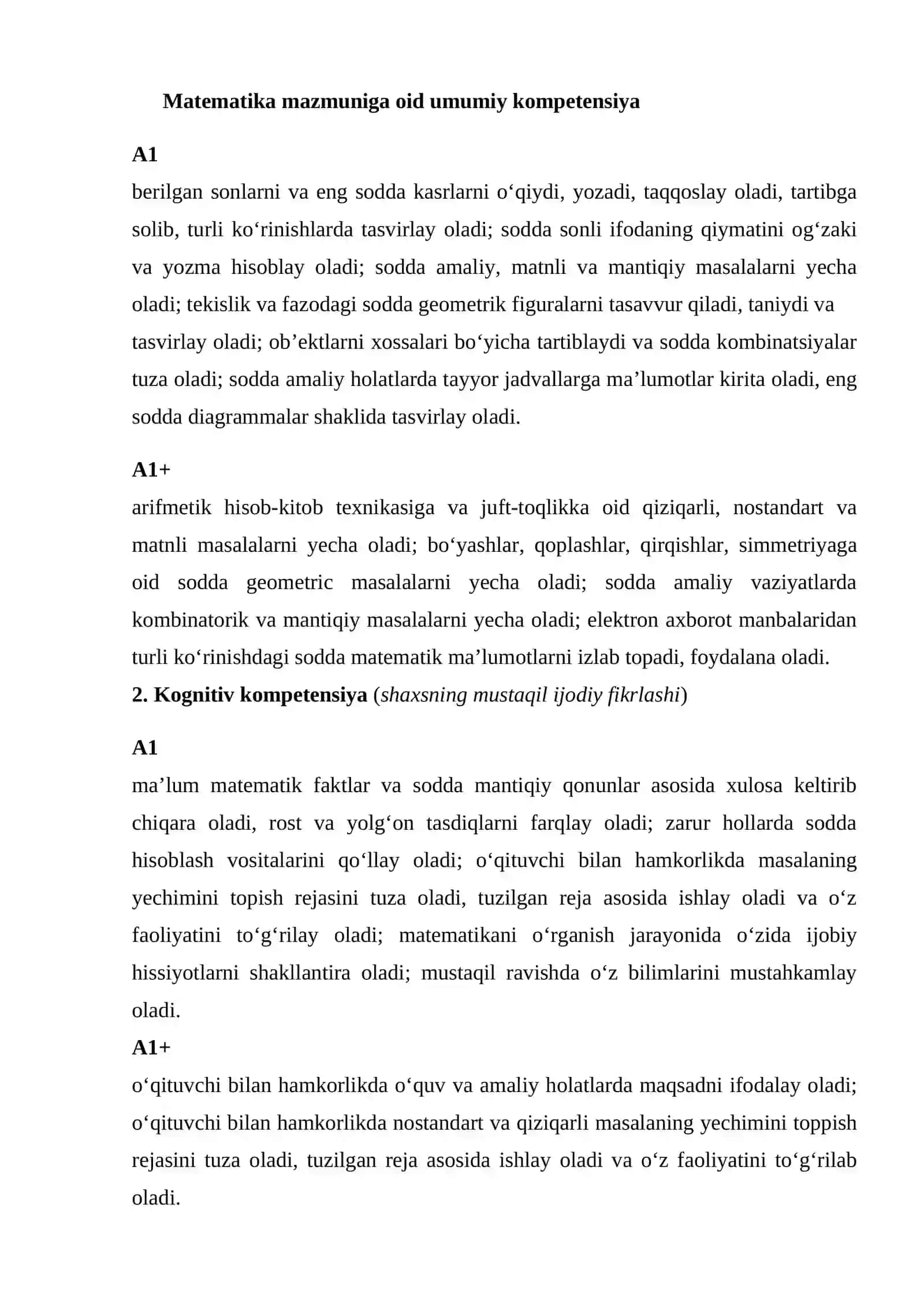 Boshlang'ich sinflarda matematika o'qitish 2