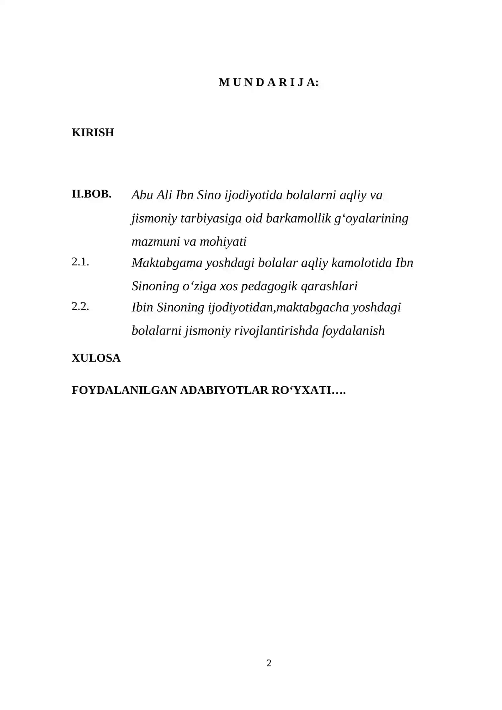 SHARQ MUTAFAKKIRLARNING MAKTABGACHA YOSHDAGI BOLALARNI JISMONIY TARBIYALASHGA OID QARASHLARI 2