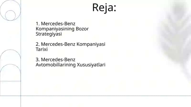 Mercedes-Benz Avtomobillarining Xususiyatlari 2