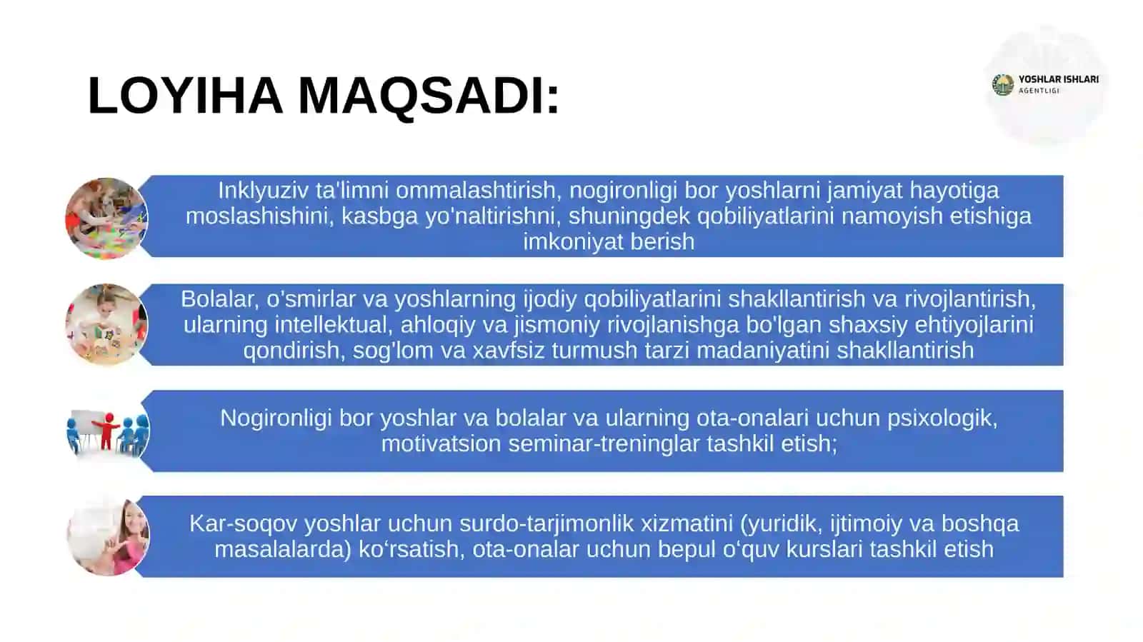 "INKLYUZIV MARKAZ" LOYIHASI 2