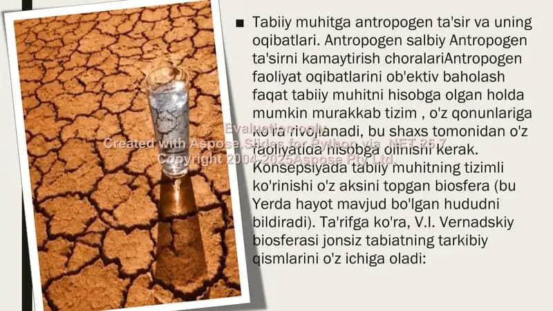 Tabiiy muhit antrogeni 2