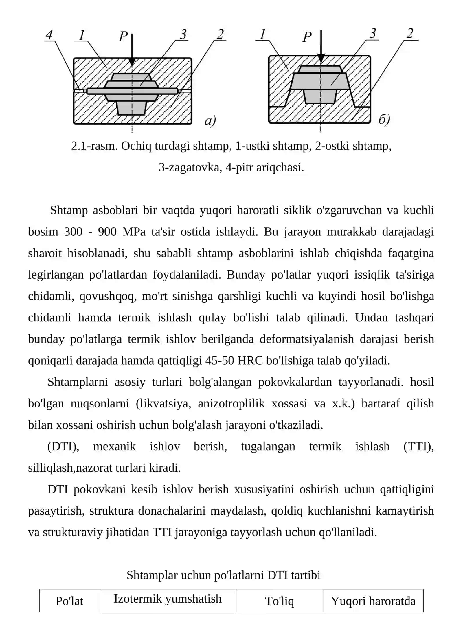 Shtamp va uning pressformalarini ishlab chiqarish 2