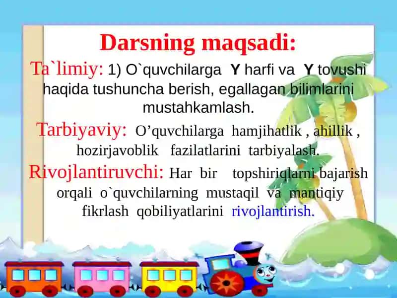 y harfi va tovushi 2