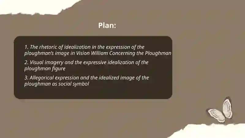 Expression idealization of the image of in the Vision William Concerning the Ploughman 2