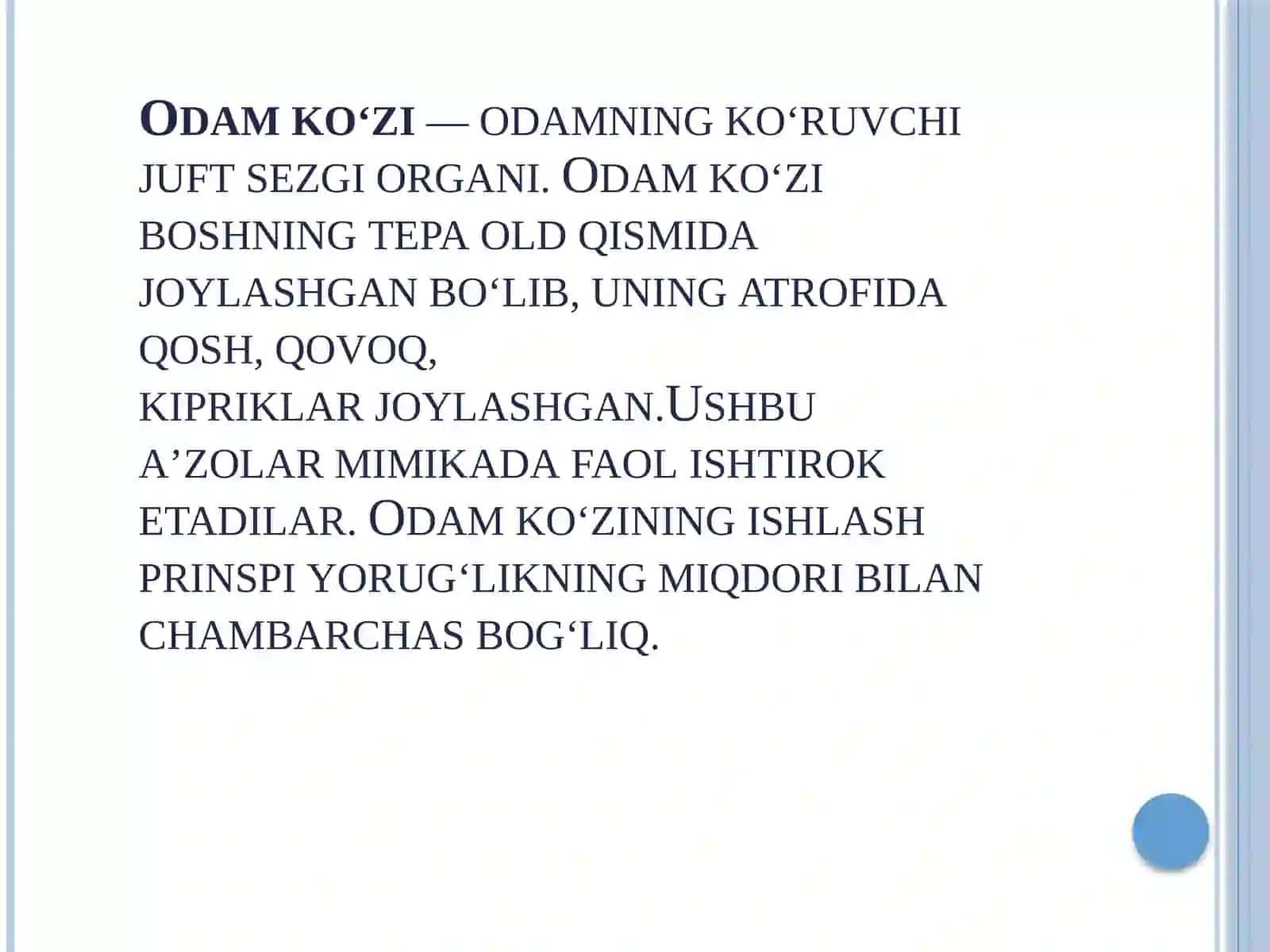 Koʻzjoylashishi va koʻz kasalliklarini aniqlovchi qurilmalar 2