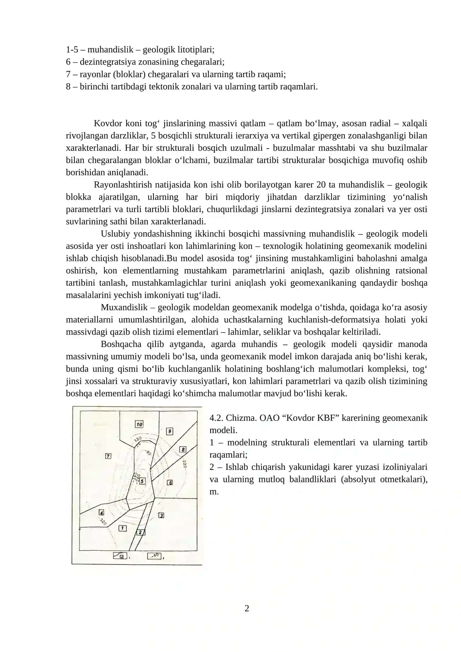 Geomexanik jarayonlarni tadqiq qilish usullari va umumiy uslubiy yondashish 2