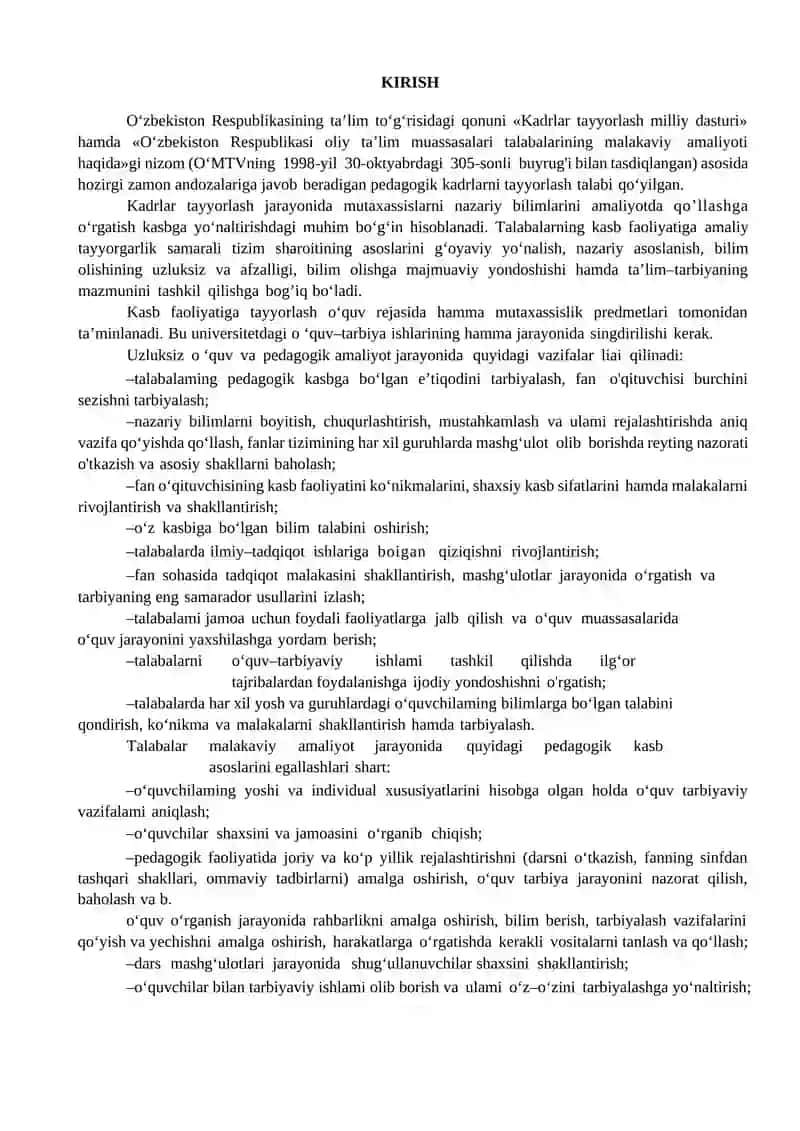 Kadrlar tayyorlash milliy dasturi 2