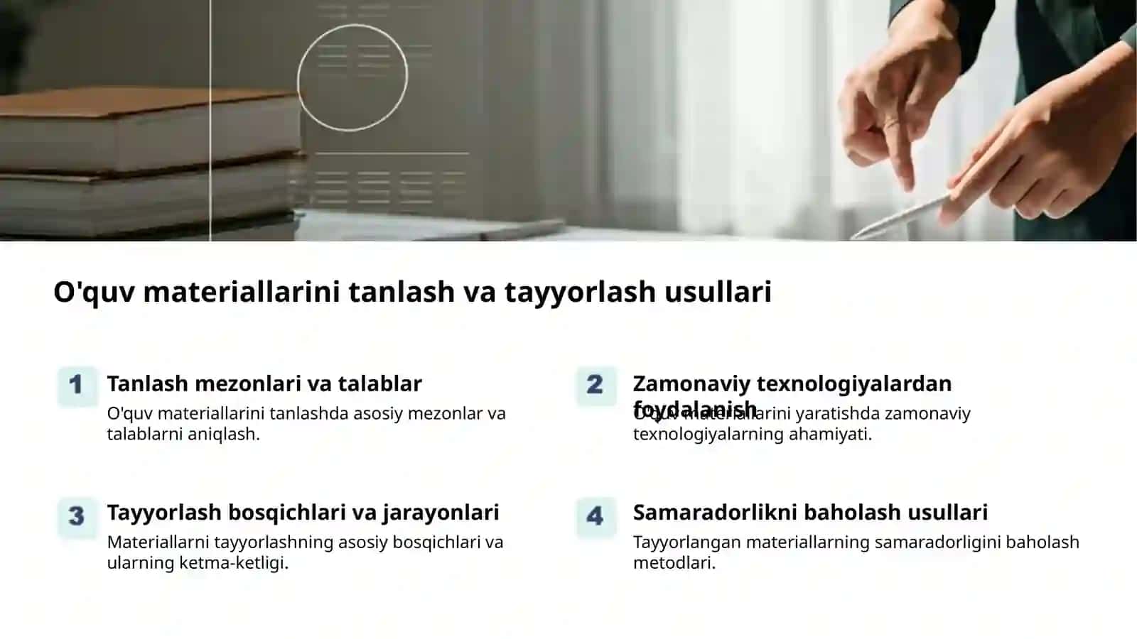 Samarali ta'lim tashkil etish usullari 2