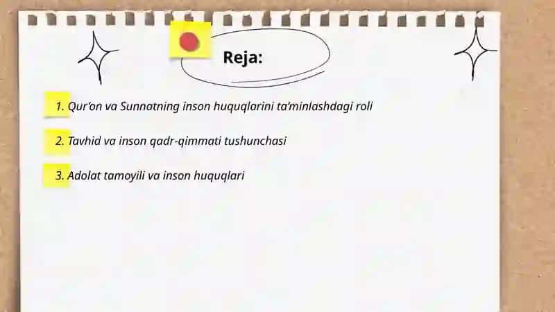 Islomda inson huquq va erkinliklarini taminlashining oziga xos jihatlari 2
