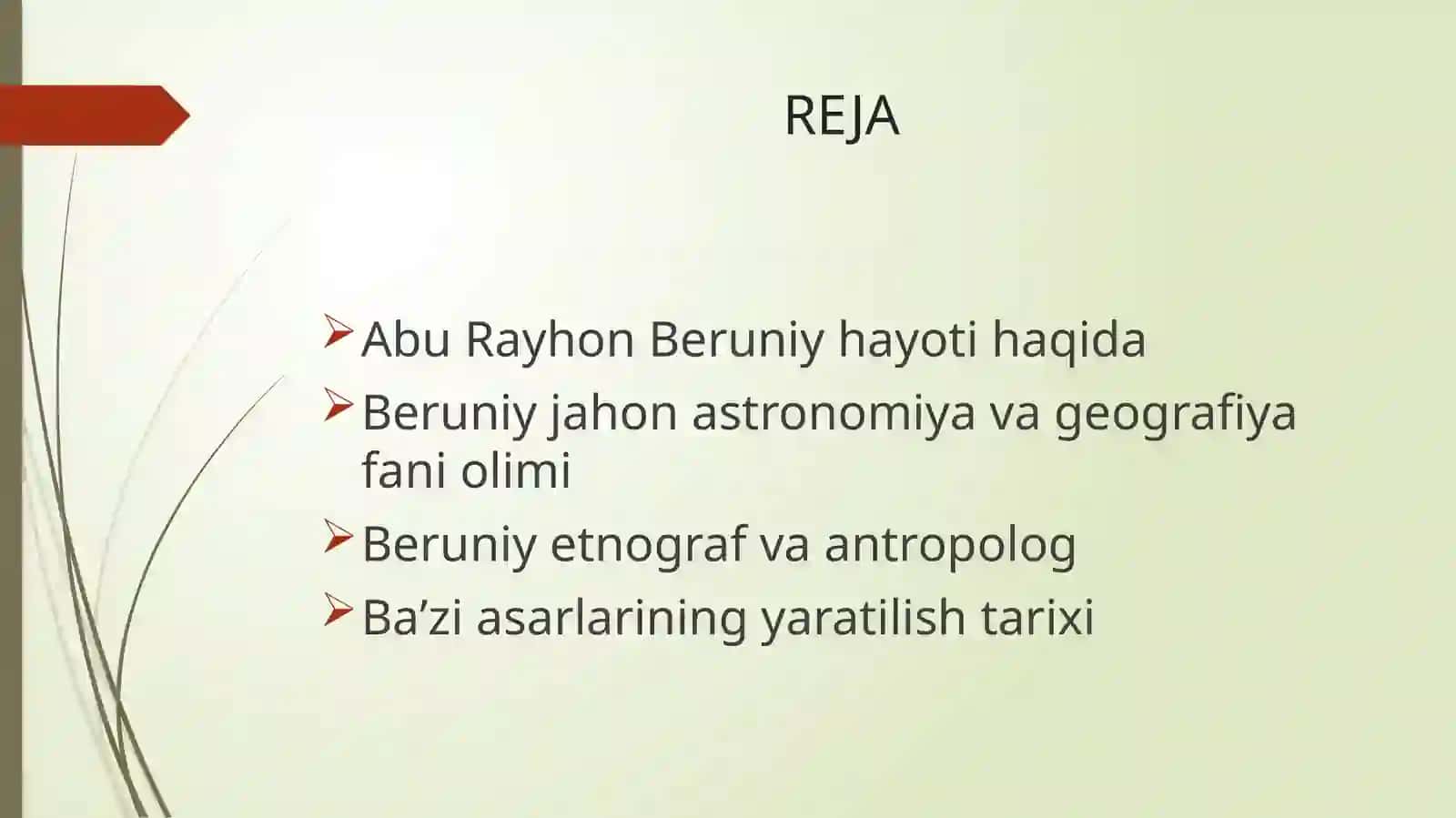 Abu Rayhon Beruniy asarlarida tarixiy geografik fikrlar tavsifi 2