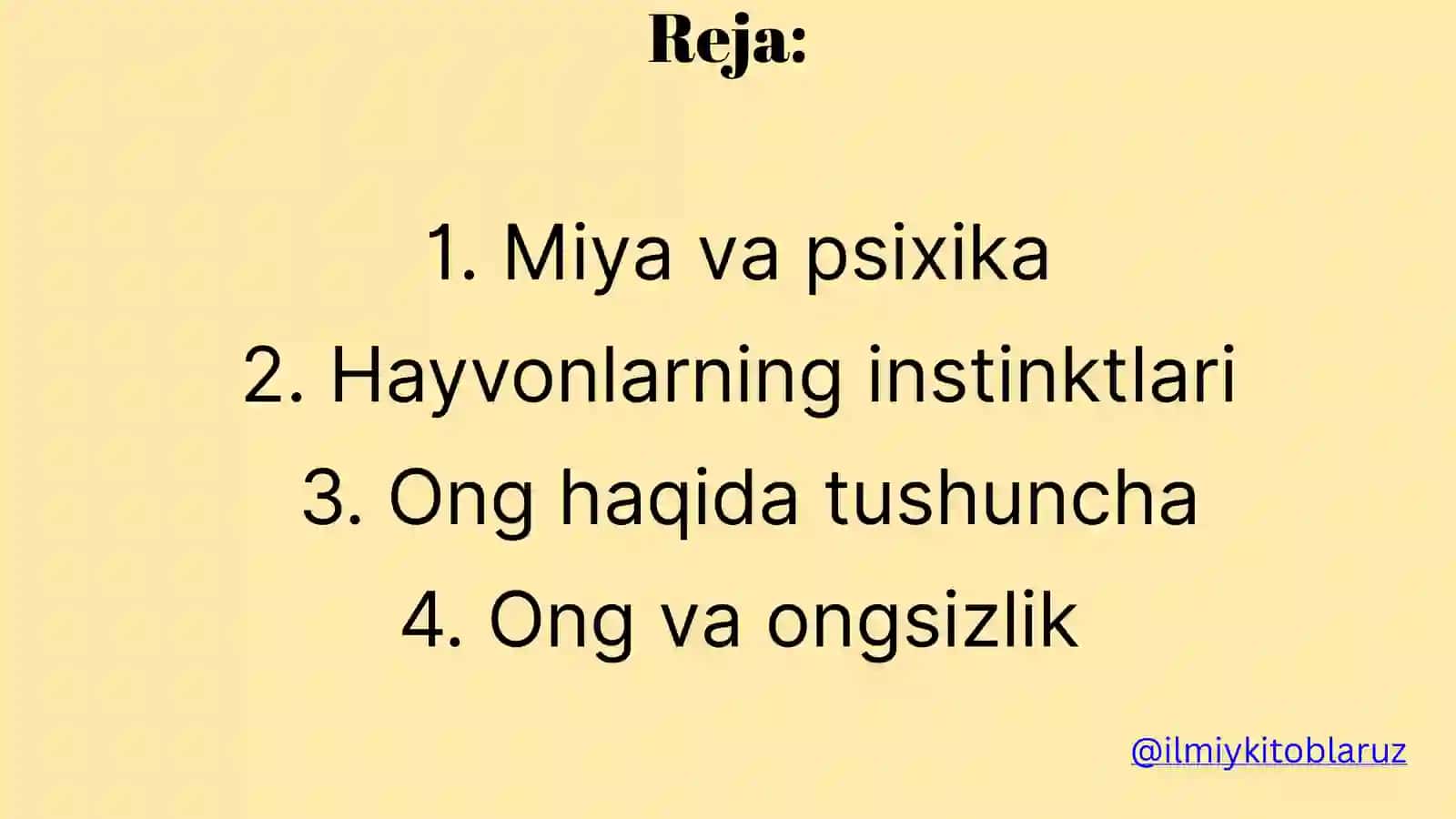 Xulq-atvorning psixofiziologik asosi 2