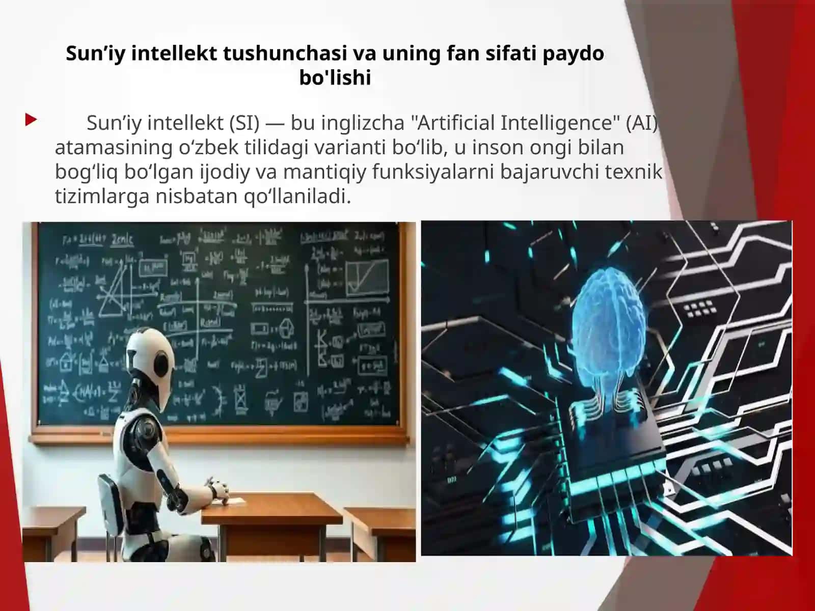Sun’iyintellektning rivojlanish bosqichlari hamda istiqbollari 2