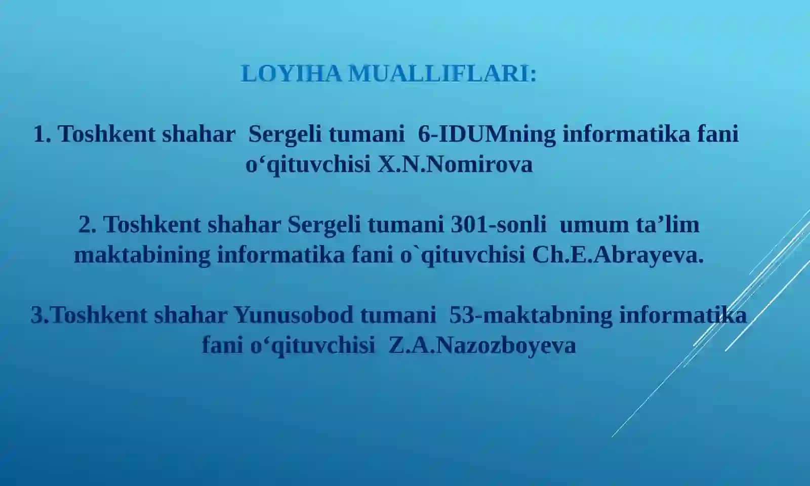 MATN STILLARINI SOZLASH VA ULARDAN FOYDALANISH 2