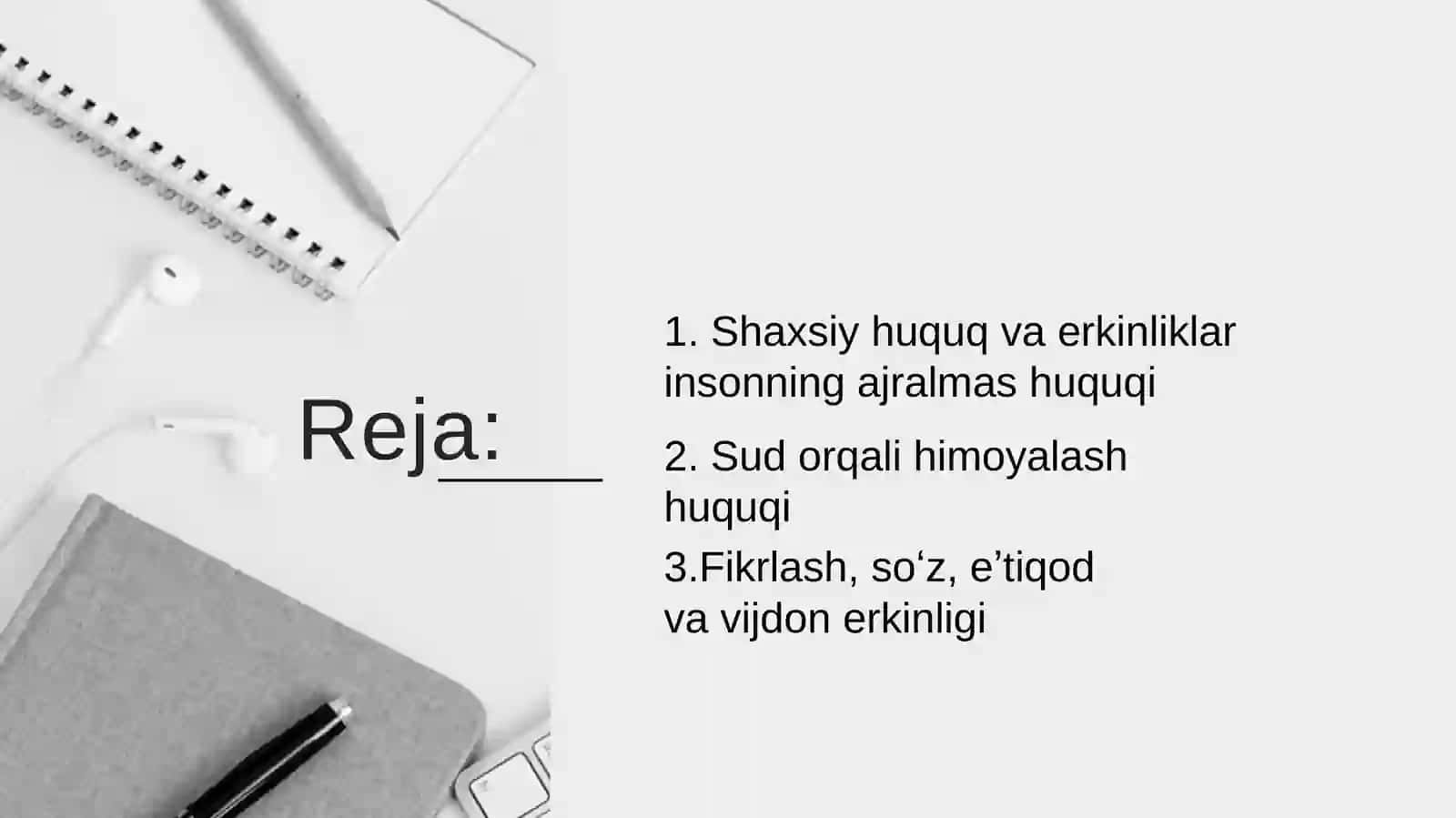 Shaxsiy huquq va erkinliklarning mohiyati va turlari 2