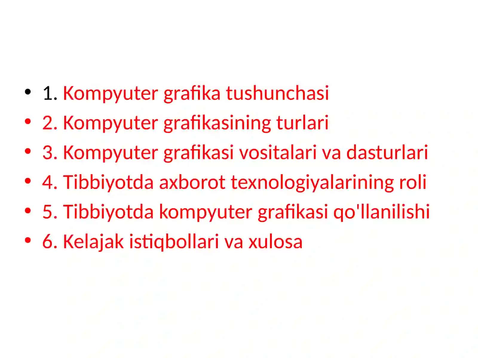 Tibbiyotda Kampyuter grafikasi va uning turlari 2
