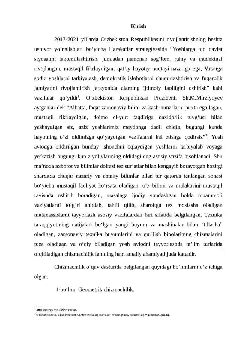 Sirkul egri chiziqlari va vazifalariga oid mashqlar 2