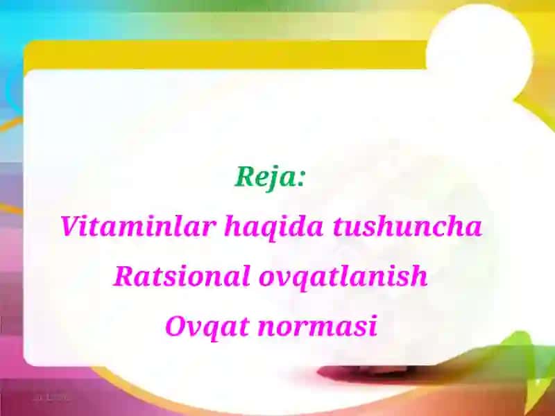 Vitaminlar va mikroelementlar 2