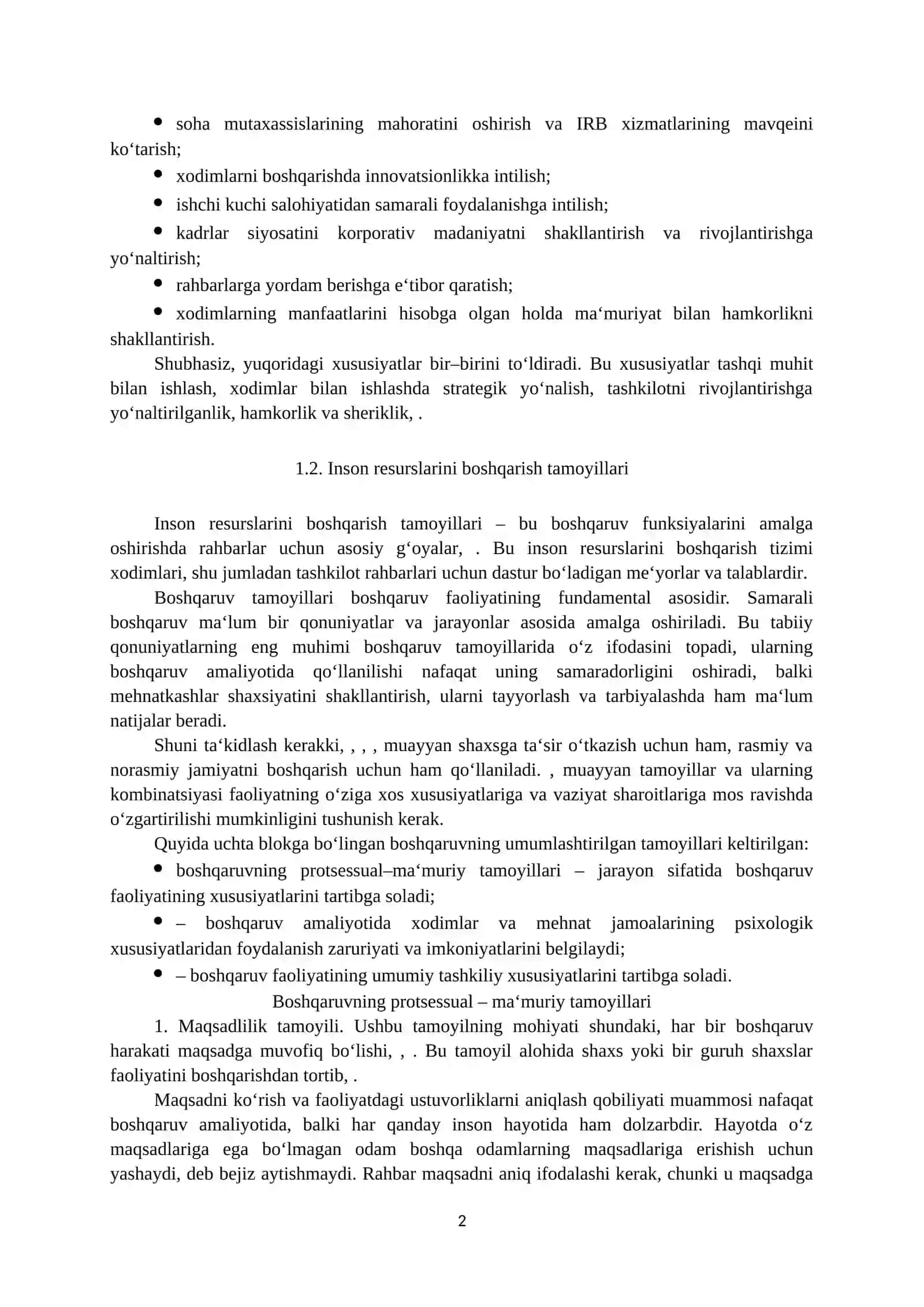 Inson Resurslarini Boshqarish Asoslari 2