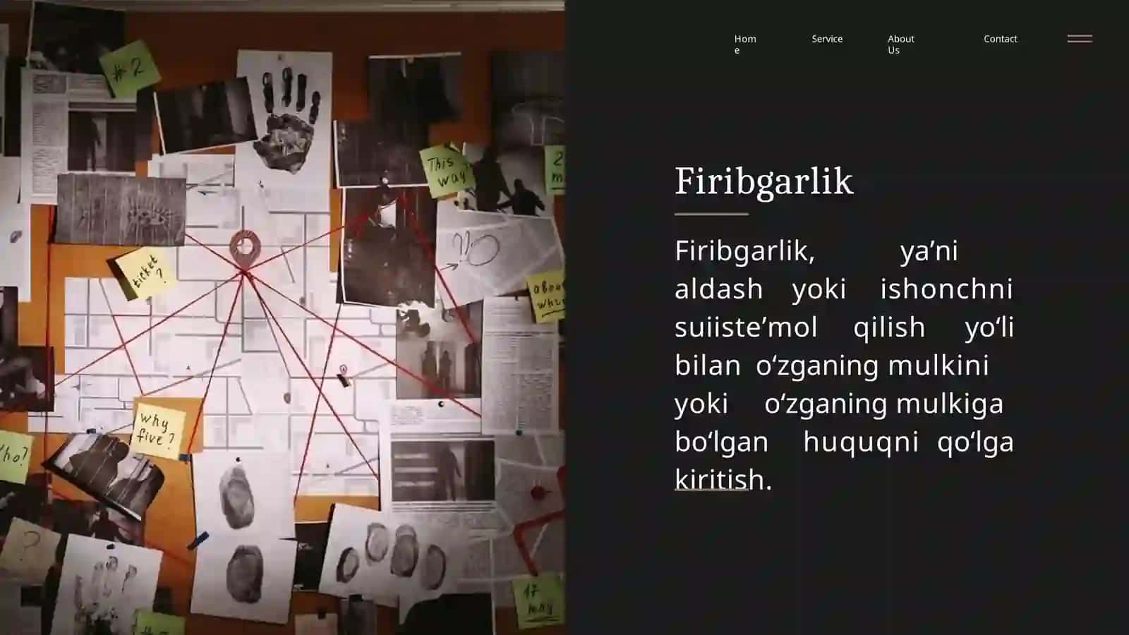 Firibgarlik jinoyatlarini tergov qilish taktikasi va usullari 2