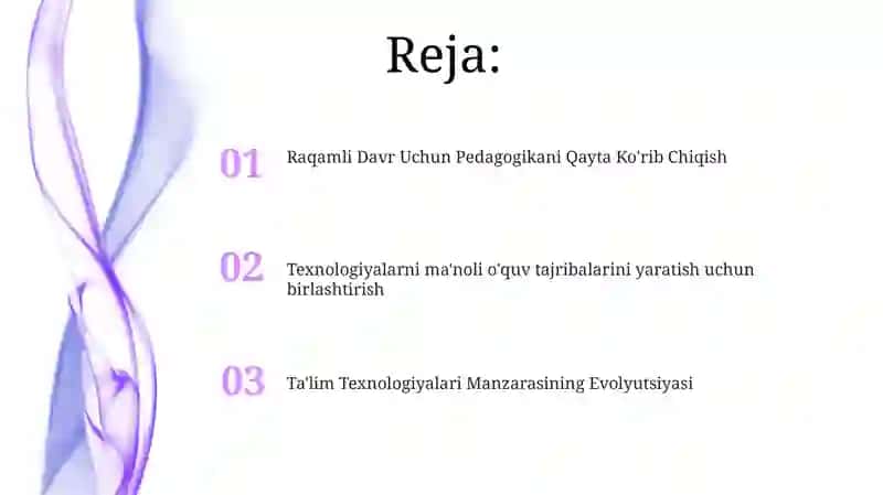 Tarbiya texnalogiyalari 2