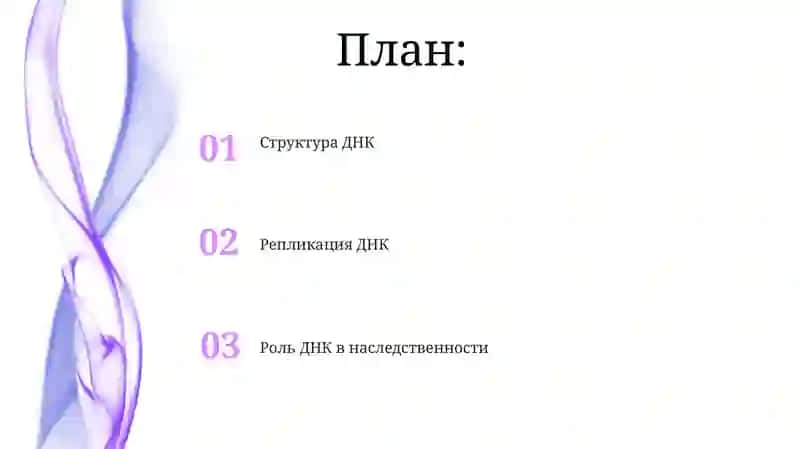 Молекулярные основы наследственности. Строение ДНК 2