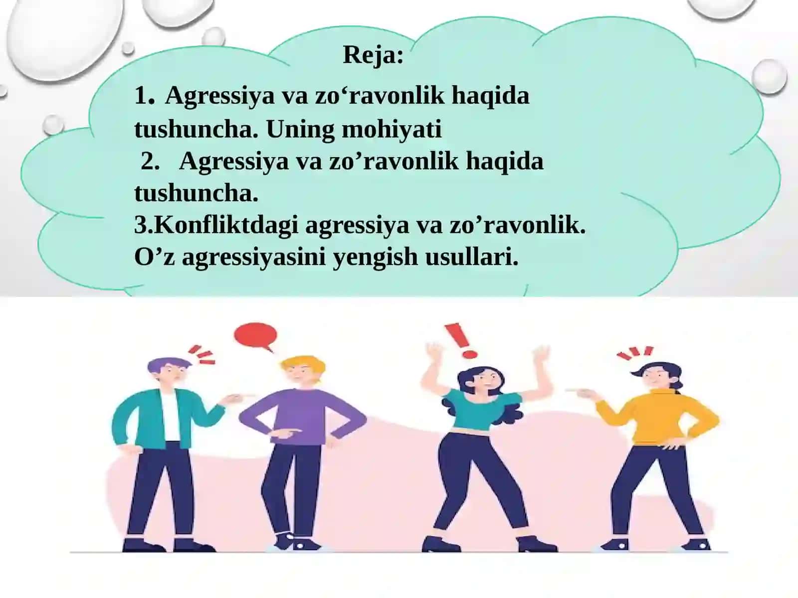 Konfliktli vaziyatda agressiya va zo‘ravonlikni bartaraf etish yo‘llari 2