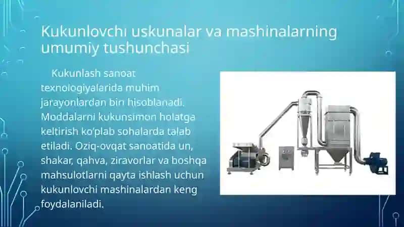 Kukunlovchi uskunalar va mashinalar 2