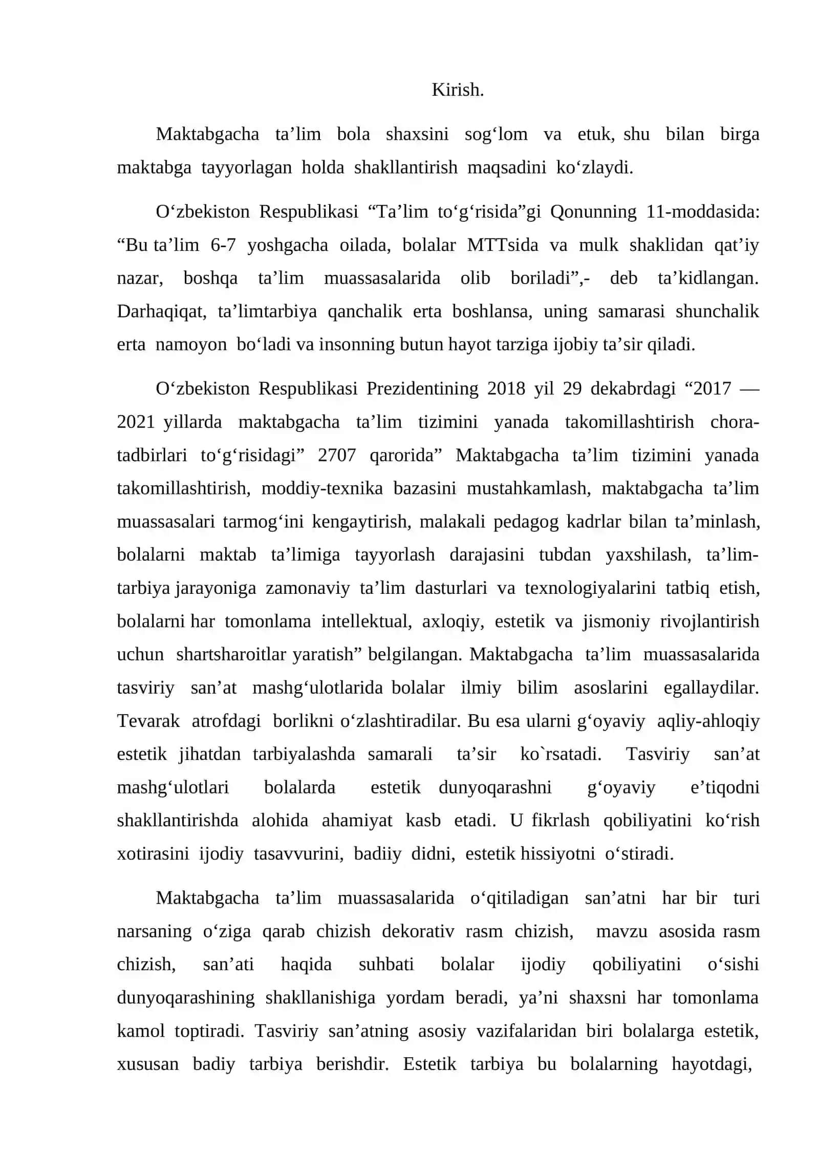 Bolalarni rasm chizishga órgatish metodlari 2